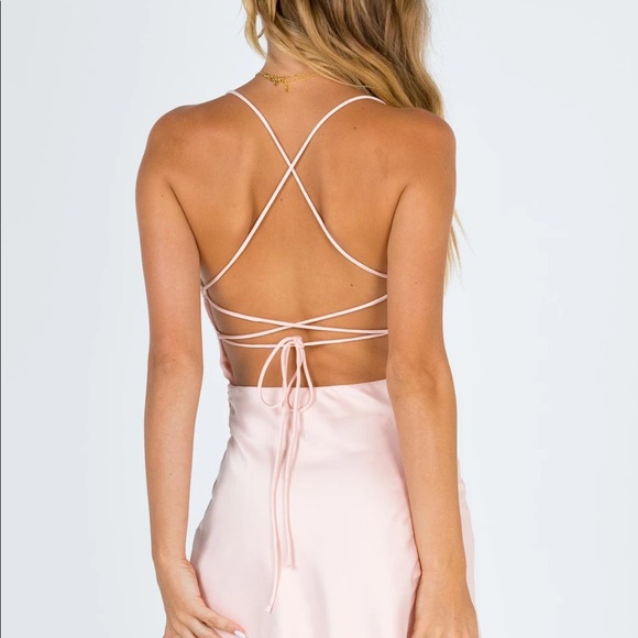 Slip on Satin Dress - Picture 2 of 6